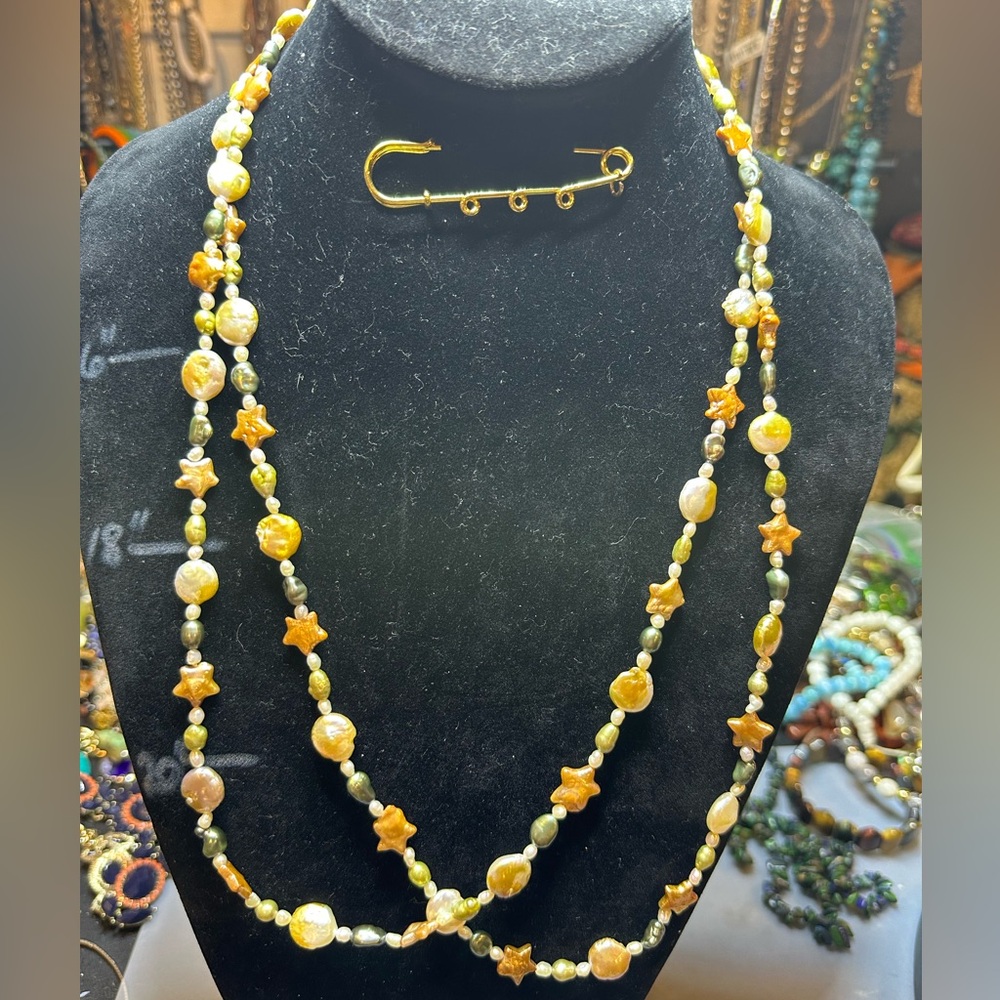 54”Strand Baroque and Freshwater Pearl Necklace